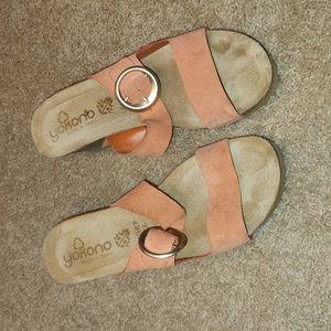 Yokono Made in Spain Cork Wedge Sandals
